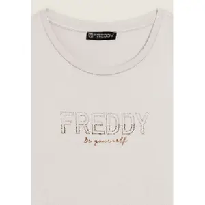 T-shirt με μικρές πλαϊνές σχισμές για γυναίκες Freddy image-2