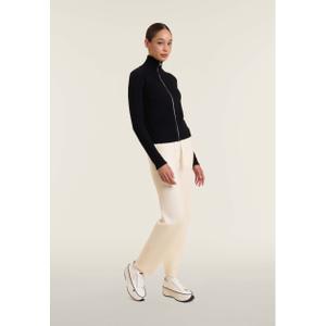 Fitted shirt collar sweater with zip for women Freddy image-2