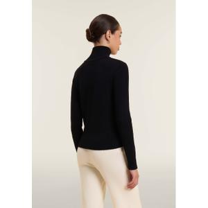 Fitted shirt collar sweater with zip for women Freddy image-4