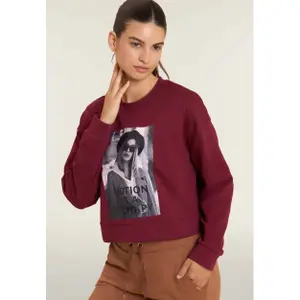 Sweatshirt mit Rundhalsausschnitt, Damen Freddy image-5