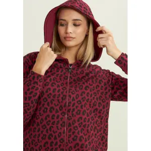 Damen Zip-Hoodie mit Print Freddy image-5