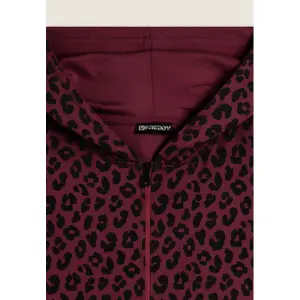 Damen Zip-Hoodie mit Print Freddy image-6