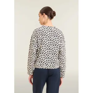 Women's printed crew neck sweatshirt Freddy image-4