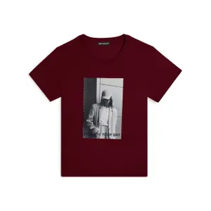 Κλασικό T-shirt με φωτογραφική εκτύπωση για γυναίκες Freddy image-0