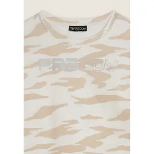 Sweatshirt court à logo perlé femme Freddy image-2