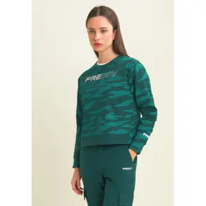 Sweatshirt court à logo perlé femme Freddy image-2