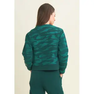 Sweatshirt court à logo perlé femme Freddy image-3