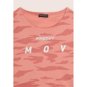 Γυναικείο T-shirt με εκτυπώσεις και φτερά στις μανίκες Freddy image-2