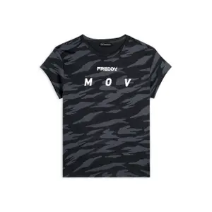 Γυναικείο T-shirt με εκτυπώσεις και φτερά στις μανίκες Freddy image-0