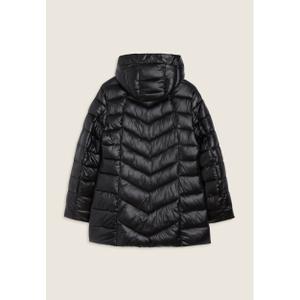 Ženská zimní bunda s kapucí a patentkami Freddy image-1