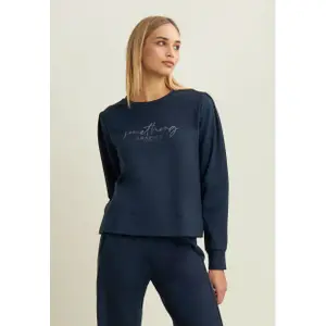 Rundhals-Sweatshirt aus Viskose mit Glitzer für Damen Freddy image-2