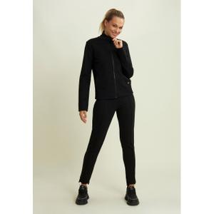 Dames viscose hoodie met chenille decoratieve stukken Freddy image-2