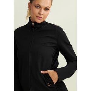 Dames viscose hoodie met chenille decoratieve stukken Freddy image-5