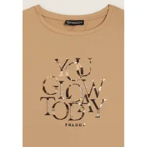 Γυναικείο μπλουζάκι με πούλιες Freddy You Glow Today image-2