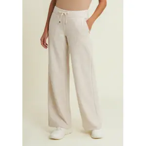 Byxor med breda ben, stickad effekt, dam Freddy image-2