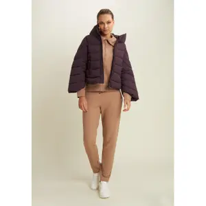 Damen Stehkragen Zip-Hoodie mit dekorativen Mikro-Zöpfen Freddy image-2