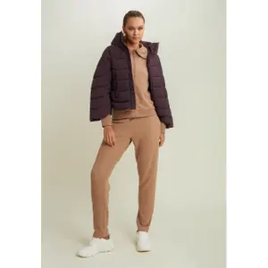 Damen Stehkragen Zip-Hoodie mit dekorativen Mikro-Zöpfen Freddy image-6