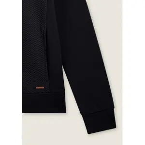 Damen Stehkragen Zip-Hoodie mit dekorativen Mikro-Zöpfen Freddy image-2