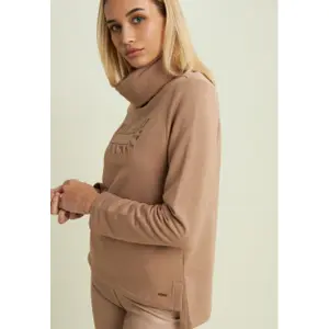 Damen Sweatshirt mit Logo und Pailletten in der Mitte Freddy image-3