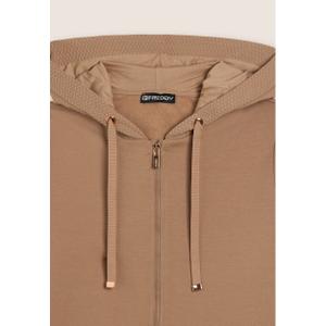 Hooded sweatshirt with decorative micro-braids for women Freddy image-6