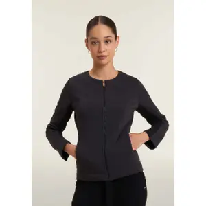 Damski wizytowy sweter z zamkiem błyskawicznym z lureksu Freddy image-3