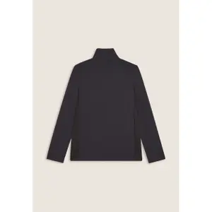 Damen Sweatshirt mit dekorativen Mikroflecht-Elementen und Reißverschluss Freddy image-1