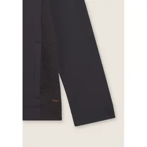 Damen Sweatshirt mit dekorativen Mikroflecht-Elementen und Reißverschluss Freddy image-6