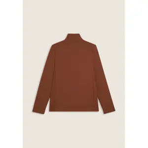 Damen Sweatshirt mit dekorativen Mikroflecht-Elementen und Reißverschluss Freddy image-1