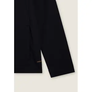 Damen Sweatshirt mit dekorativen Mikroflecht-Elementen und Reißverschluss Freddy image-2