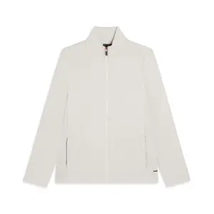 Damen Sweatshirt mit dekorativen Mikroflecht-Elementen und Reißverschluss Freddy image-0