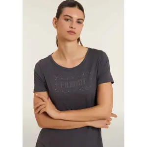 Τ-shirt με λογότυπο από παγιέτες για γυναίκες Freddy image-5