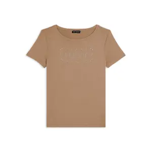 Τ-shirt με λογότυπο από παγιέτες για γυναίκες Freddy image-0