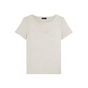 Τ-shirt με λογότυπο από παγιέτες για γυναίκες Freddy image-0