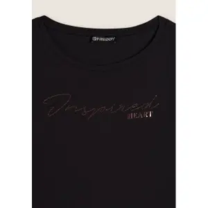 T-shirt με γραφικό από πούλιες για γυναίκες Freddy image-6