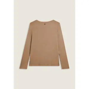 Langarm T-Shirt mit Pailletten-Logo für Damen Freddy image-1