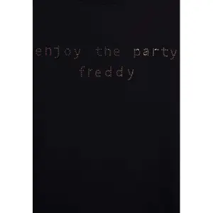 Γυναικείο τυπωμένο μπλουζάκι με πούλιες Freddy Enjoy the party image-2