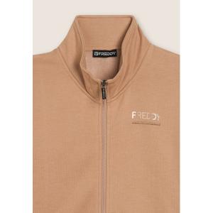 Classic fit tracksuit with a high collar and sequin details for women Freddy image-2