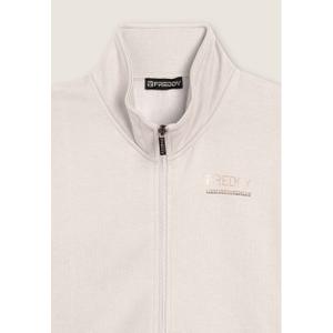 Classic fit tracksuit with a high collar and sequin details for women Freddy image-2