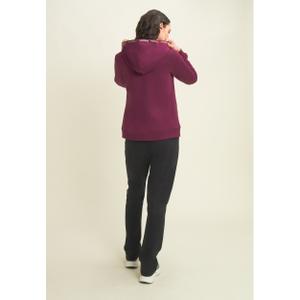 Hooded tracksuit with a contrasting gold logo for women Freddy image-4