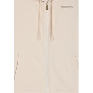 Hooded tracksuit with a contrasting gold logo for women Freddy image-2
