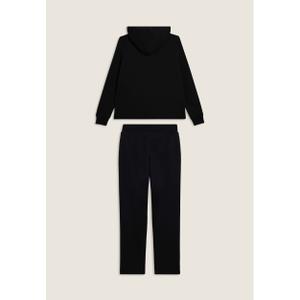 Hooded tracksuit with animal print and side slits for women Freddy image-1