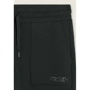 Pantalón con cintura elástica y bolsillos cosidos para mujer Freddy image-2