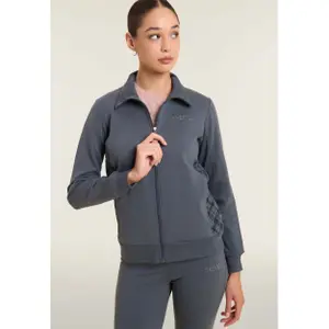 Zapina na suwak z wysokim kołnierzem i geometrycznymi ozdobami dla kobiet Freddy image-5