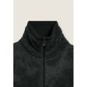 Polar zippowany z materiału Sherpa z wysokim kołnierzem dla kobiet Freddy image-2