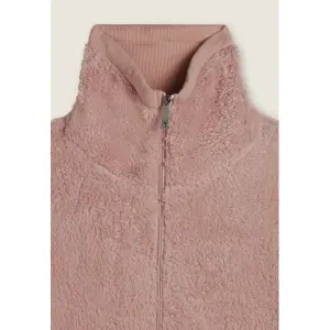 Polar zippowany z materiału Sherpa z wysokim kołnierzem dla kobiet Freddy image-2