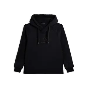 Felpa con cappuccio incrociato e maniche in tessuto sherpa donna Freddy