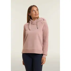 Damen Hoodie mit gekreuzter Kapuze und Sherpa-Ärmeln Freddy image-2