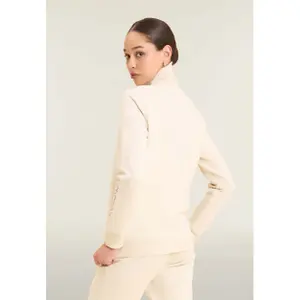 Damen Sweatshirt mit umklappbarem Kragen Freddy image-4