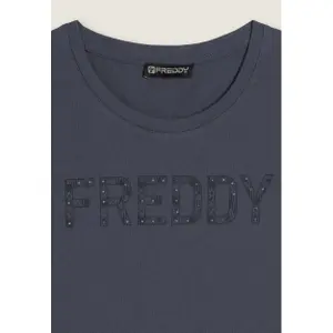 T-shirt με λογότυπο από τρουκς μπροστά για γυναίκες Freddy image-2