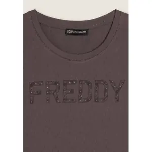 T-shirt με λογότυπο από τρουκς μπροστά για γυναίκες Freddy image-2